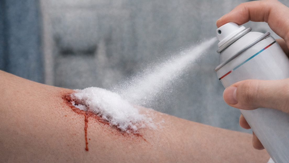 Desarrollan un aerosol que sella heridas potencialmente mortales en un segundo