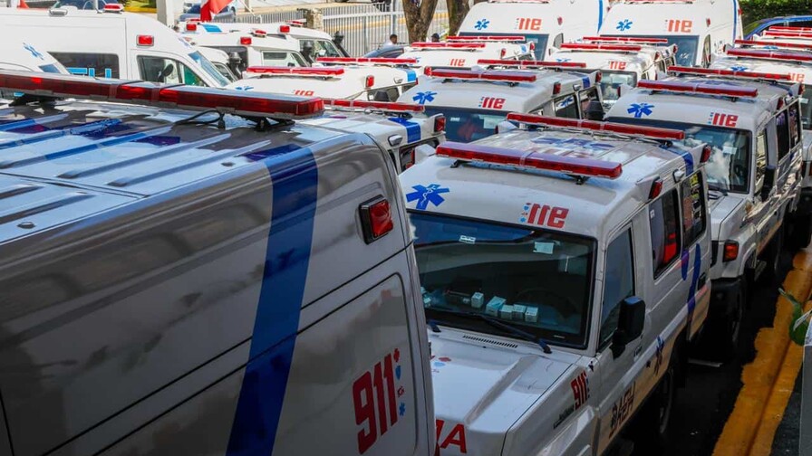 Sistema de Emergencias 9-1-1 entrega 50 nuevas ambulancias a la DAEH