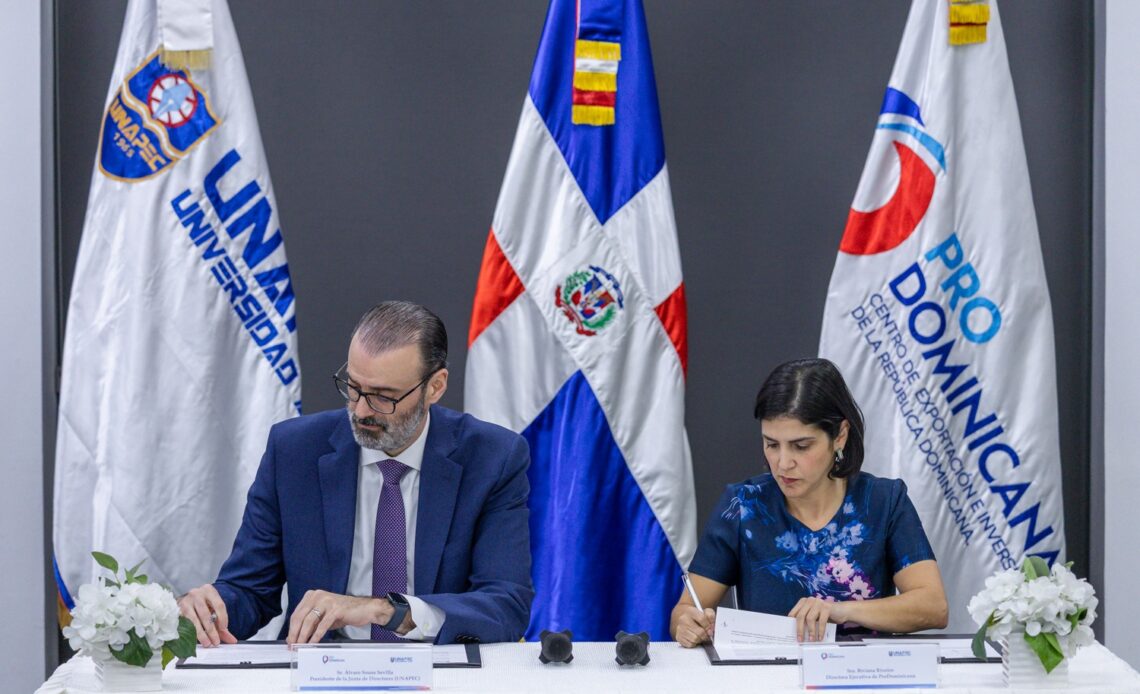 ProDominicana y Unapec renuevan alianza para fortalecer la formación en comercio exterior