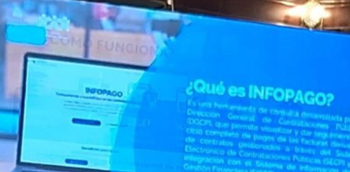 Plataforma Infopago facilitará ver gestión de saldo a suplidores