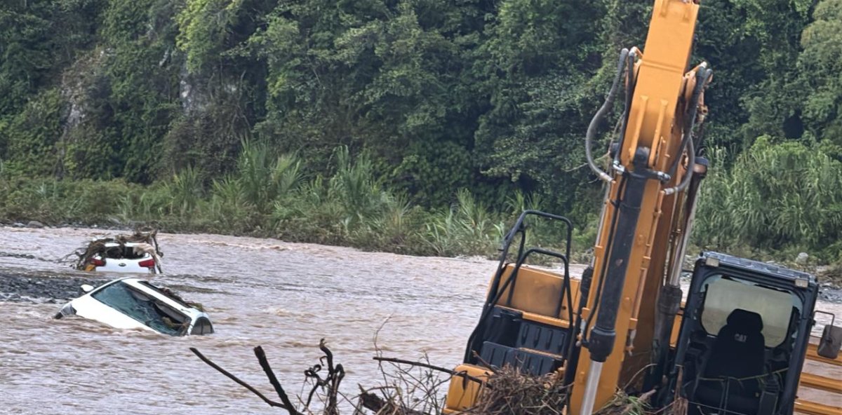 “Mañana no regresarían, continúan las lluvias”: vacacionistas quedan atrapados en Ocoa tras crecida del río Nizao