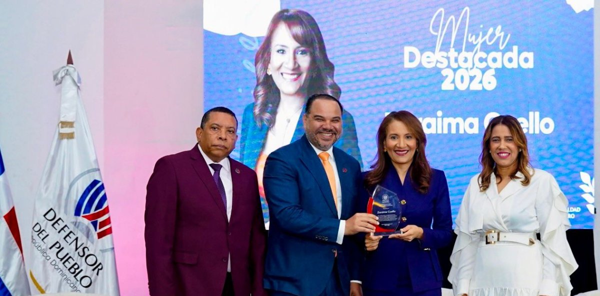 Zoraima Cuello reconocida como Mujer Destacada 2026 por el Defensor del Pueblo