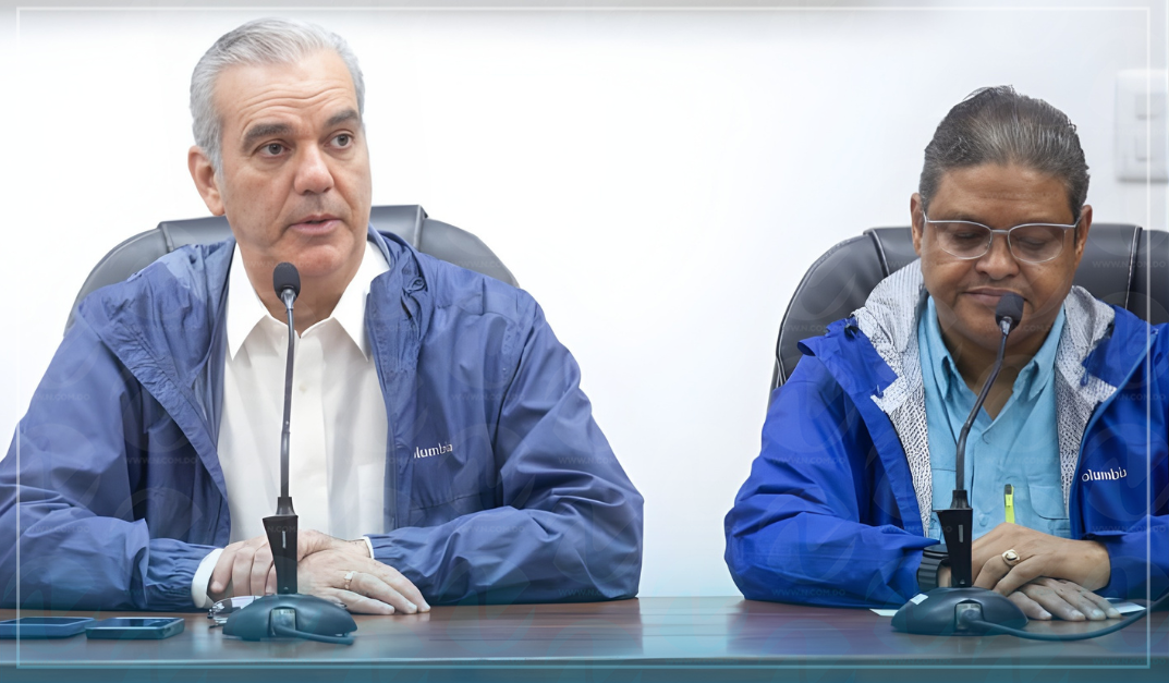 Presidente Abinader encabezará reunión con el COE por vaguada este lunes