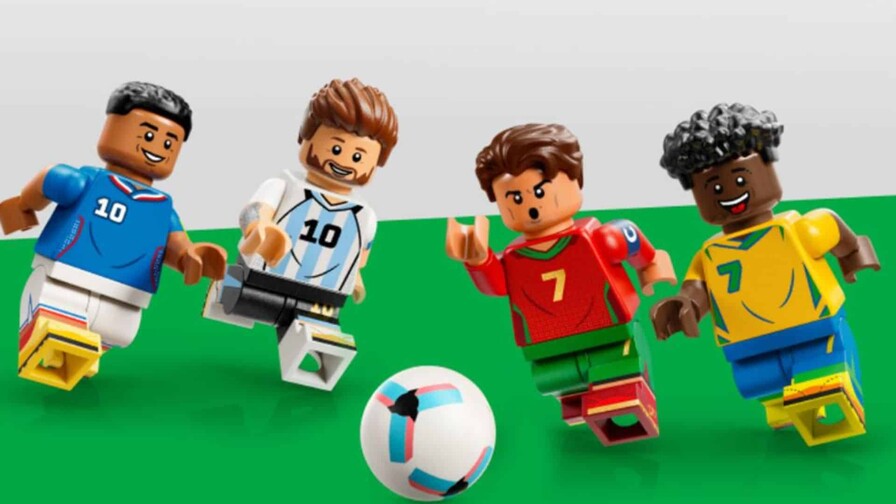 LEGO lanza colección inspirada en Cristiano, Messi, Mbappé y Vinícius rumbo al Mundial 2026