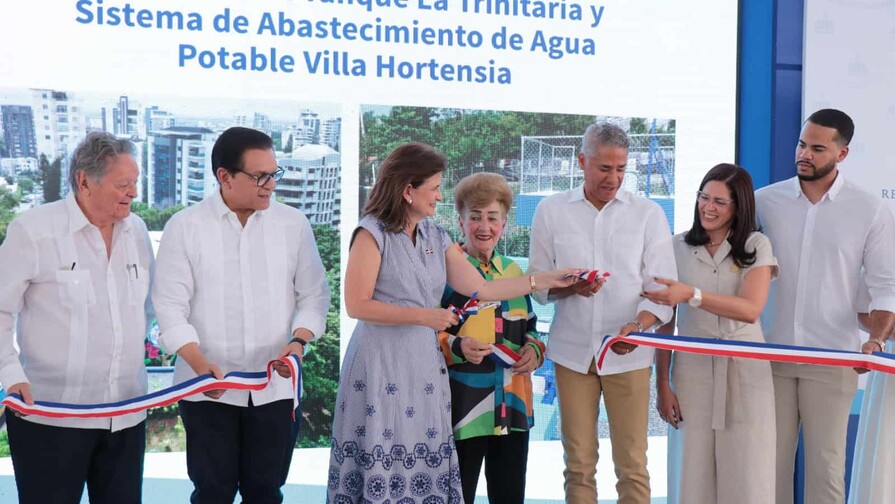 Vicepresidenta Raquel Peña inaugura obras de agua potable en Santiago por más de RD$160 millones
