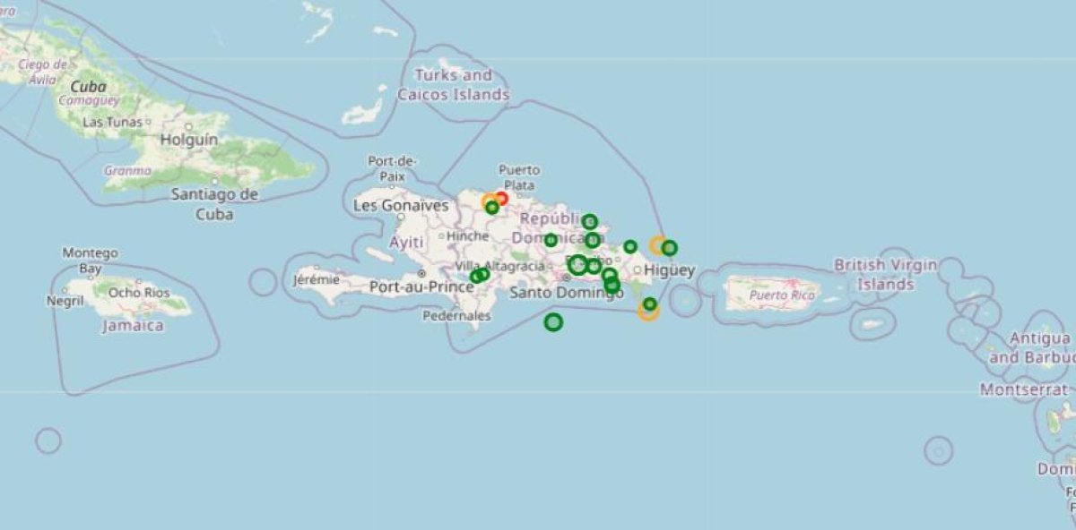 Nueve temblores se registran en territorio dominicano este miércoles, según Sismología