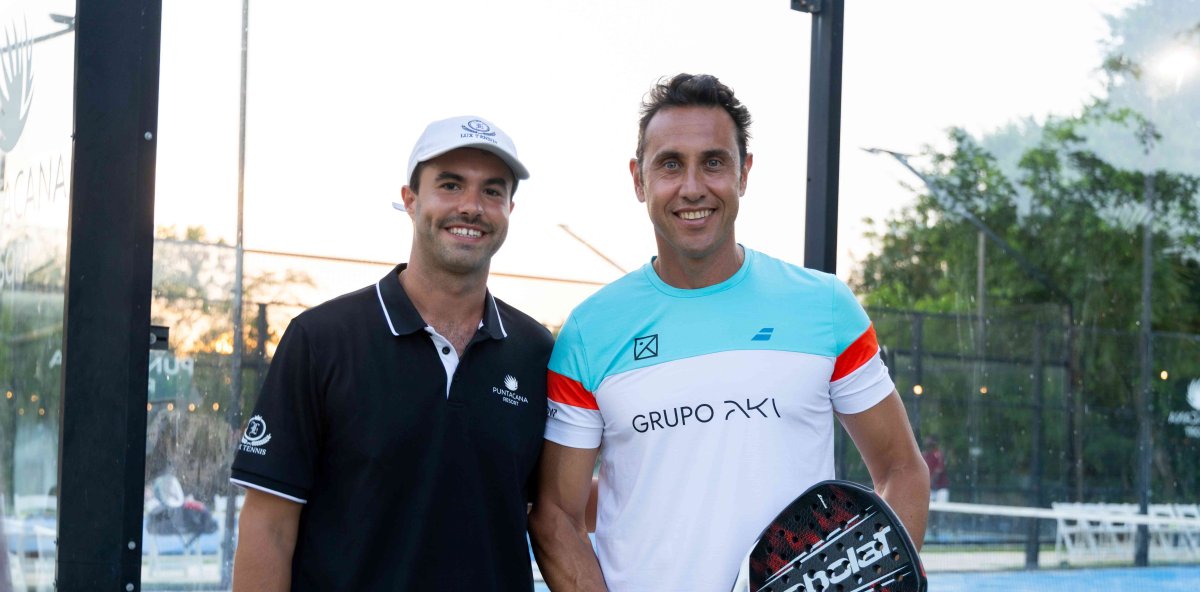 Puntacana Resort celebra exhibición de pádel junto al campeón Fernando Poggi