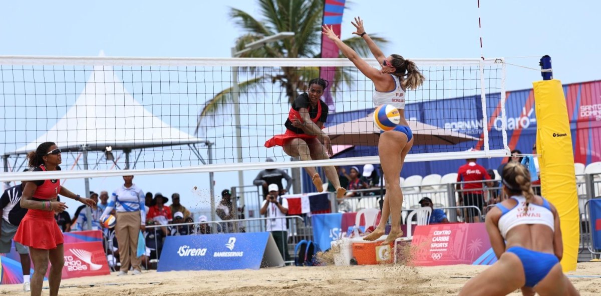 República Dominicana cae ante Puerto Rico en semifinales de voleibol de playa