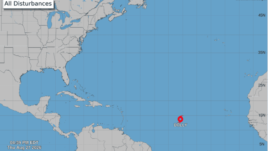 Dolly se debilitaría antes de llegar al Caribe, pero sus lluvias podrían alcanzar RD